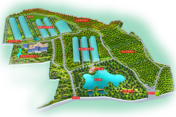 农业观光园规划设计之淄博锋泰置业农业生态观